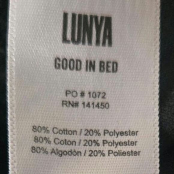 Lunya Black Good In Bed Ladies Joggers Size Small - Picture 7 of 9